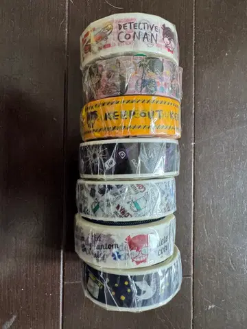 명탐정 코난 마스킹 테이프 7개 세트