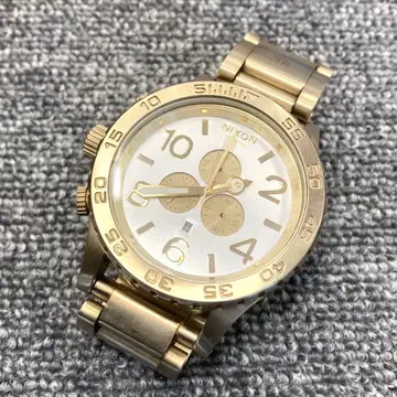 NIXON 닉슨 51-30 크로노그래프 샴페인 골드 하자품