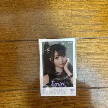 오타니 에미리 미니 사진 이코러브 레어 카드