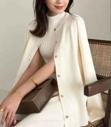 anuans 오리지널 버튼 크루 가디건 ( IVORY )