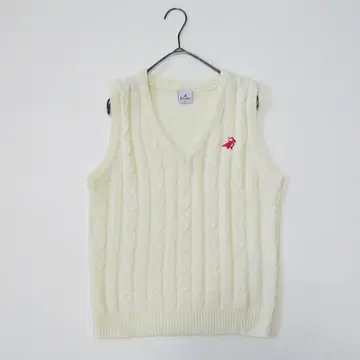 Paradiso 여성용 골프 케이블 니트 베스트 M 사이즈