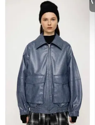 SLY 다크 블루 오버 사이즈 자켓 free size