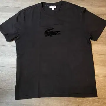 LACOSTE 블랙 T셔츠 XL (LL) 사이즈