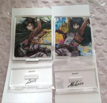 진격의 거인 grunge CANVAS 아크릴 스탠드 리바이 미카사