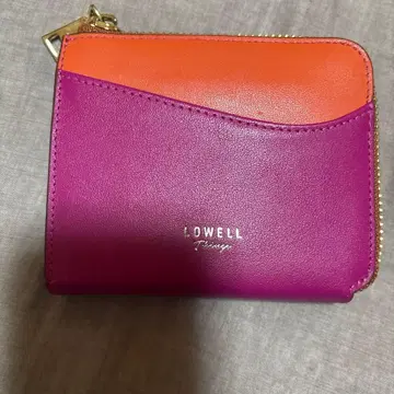 LOWELL 코인 케이스 핑크/오렌지 가격 인하 협상 가능합니다.