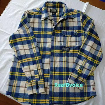 RealBvoice 긴팔 플란넬 셔츠
