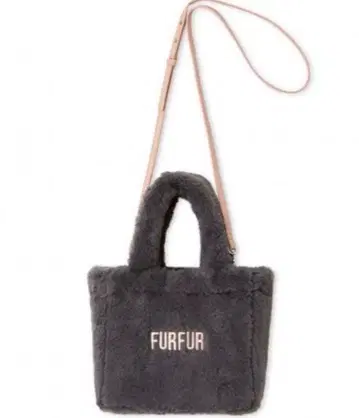 FURFUR 에코퍼 토트백 2022 모델 차콜 그레이 초기