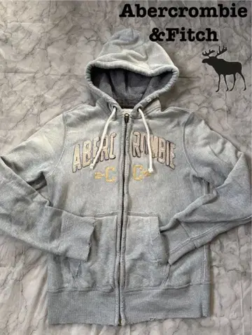 Abercrombie & Fitch 남성용 그레이 후드티 S 사이즈