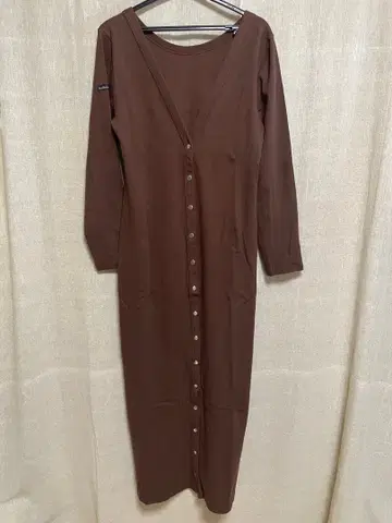 플라주 Lemino별중 브라운 롱 가디건 미착용 새상품 새상품급