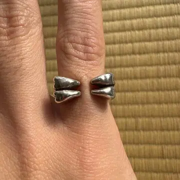 실버 925 반지 클로버