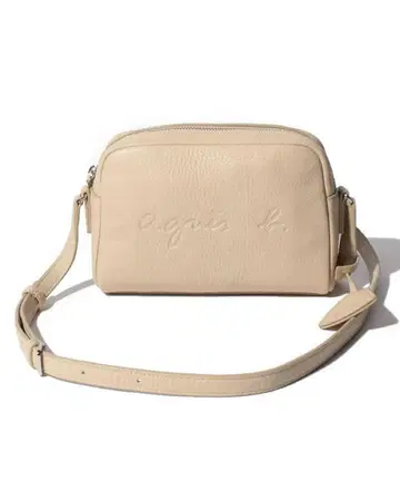 agnes b. NS03-03 엠보싱 로고 숄더백