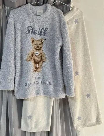 젤라또피케 슈타이프 굿나잇 베어 상하의 세트