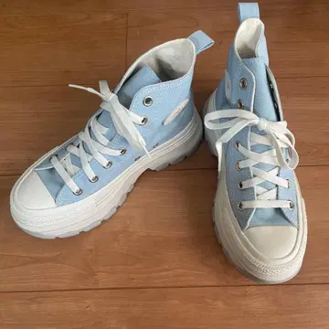 컨버스 라이트 블루 하이컷 스니커즈
