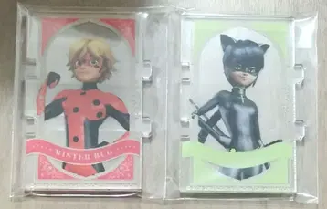 레이디 느와르 미스터 버그 미라큘러스 페어 아크릴 사진 패널 레어