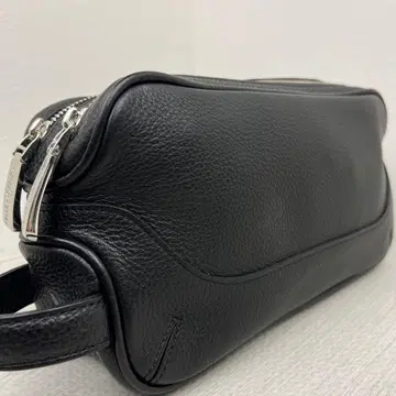 극미품 펠레 모르비다 클러치백 메이든 보이아지 가죽 블랙