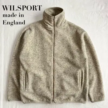 영국제 WILSPORT 플리스 자켓 M 풀 집업 하이넥