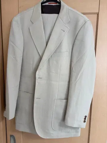 아이보리 코튼 비즈니스 정장