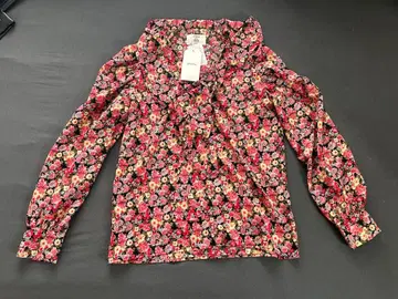 jouetie 꽃무늬 긴팔 블라우스 M 쥬에티