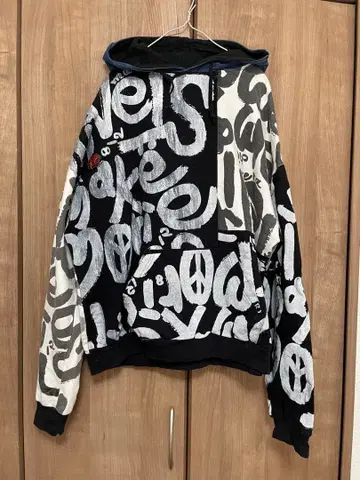 ROTEROSA 올 로고 무늬 후드티