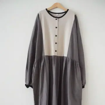 니코메이크 niko 투톤 드레스 '맘 사이즈 (그레이)'