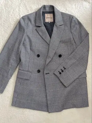 Apuweiser-riche 체크 무늬 테일러드 자켓 사이즈 2