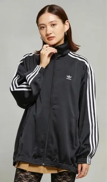 adidas 루즈 새틴 트랙탑