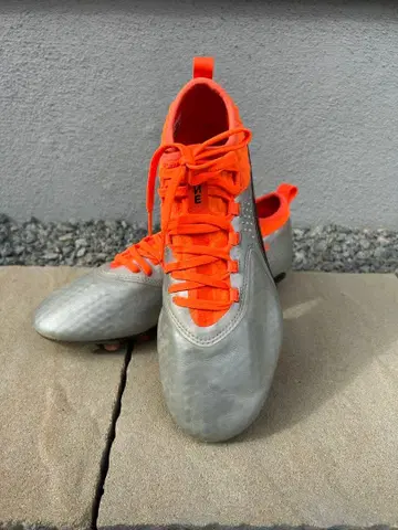 puma one 축구화 실버/오렌지