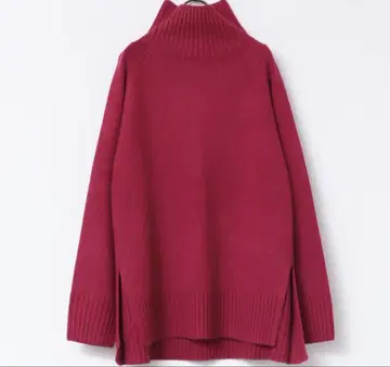 한치 와인 레드 니트 스웨터 FREE 사이즈 WVQ6694