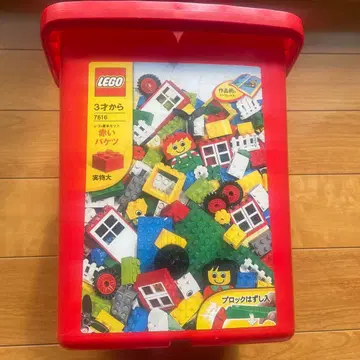 레고 빨간색 바구니 내용물만