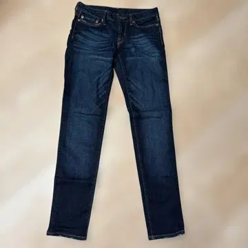 플라스테 다크 블루 스키니 데님