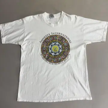 [ 레어템 ] 만다라 90s usa제 싱글 스티치 T셔츠