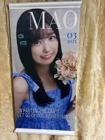 노기 페스티벌 이오키 마오 태피스트리 사인 없음