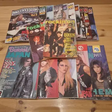 METALLION BURRN!JAPAN rockin.on 17권 세트