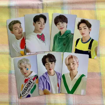 BTS 보지 앙케이트 팬클럽 추첨 특전 JPFC 트레이딩 카드 7장