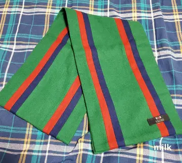 VAN Jacket  머플러 울 100% 아이비 그린