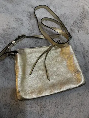 GIANNI CHIARINI 실버 숄더백