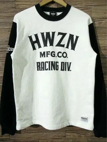 하우젠브로스 15oz 서클 로고 2톤 레이싱 맨투맨 L