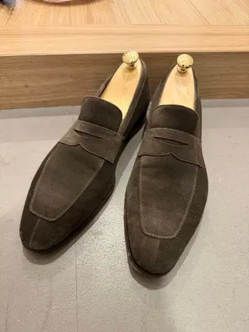 CARMINA 코인 로퍼 스웨이드 [ 슈트리 더스트백 포함 ]