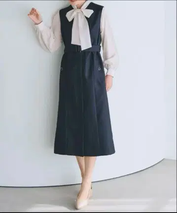 미사용 새상품 [ grove ] 베스트 2WAY 점프수트 네이비 L