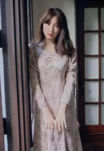 herlipto haze grass back ribbon dress