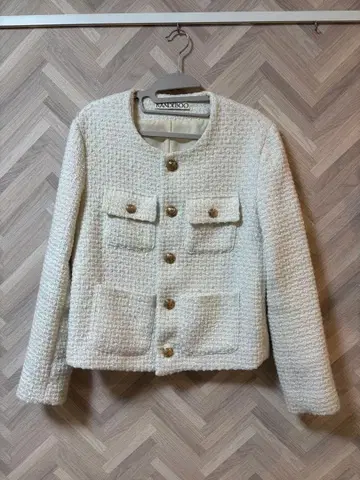 randeboo Classic tweed jacket ( ivory )