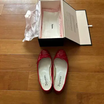 Repetto 발레 슈즈 레드 37
