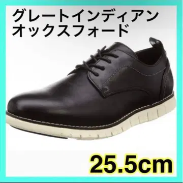 그레이트 인디언 옥스퍼드 신발 8452 블랙 25.5cm