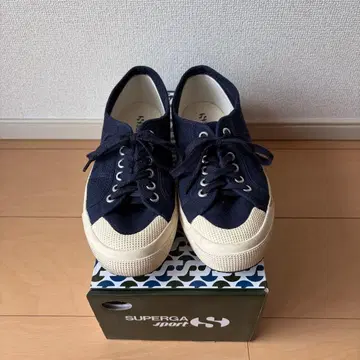 SUPERGA 스페루가 네이비 로우컷 스니커즈