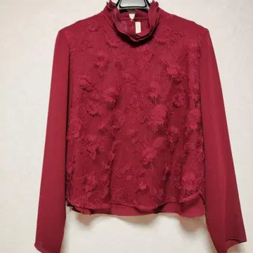 쇼와 레트로 꽃 블라우스 요시무라