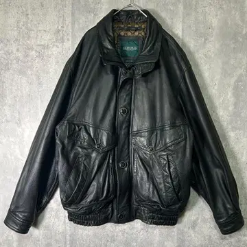 고급 양가죽 가죽 자켓 안감 올 패턴 블랙 A2 부드러운 어깨 패드 없음