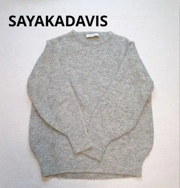 SAYAKADAVIS 사야카데이비스 모헤어 코쿤 니트 스웨터