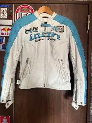 icon 레이싱 자켓 가죽 자켓 Y2K Y3K