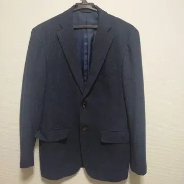 [캐시미어] NEWYORKER 다크 블루 싱글 브레스 비즈니스 자켓