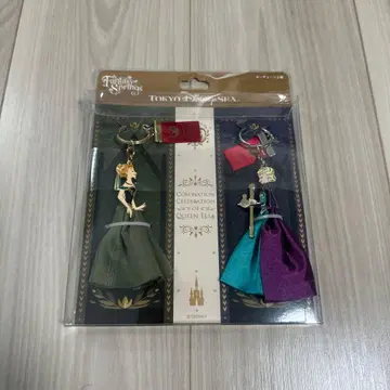 도쿄 디즈니 씨 엘사 안나 키링 세트